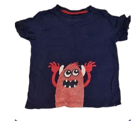 PRIMARK Little Monster T-Shirt Boys 6-7 Years