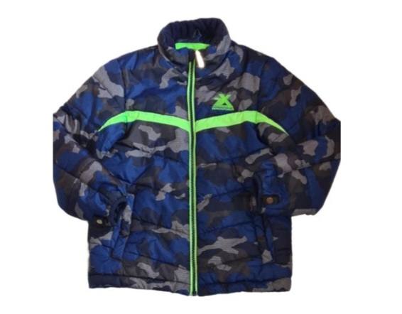 Blue Camo Coat Boys 5-6 Years