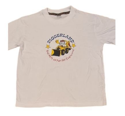 DIGGERWAESR Diggerland T-Shirt Boys 7-8 Years