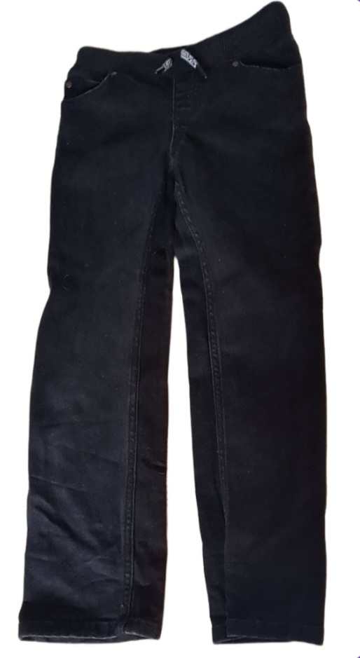 LANDS END Black Denim Jeans Boys 6-7 Years