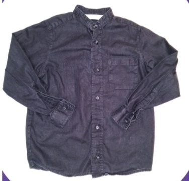 M&S Dark Buttoned Shirt Boys 7-8 Years