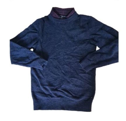 NEXT Navy Blue Collared Sweater Boys 6-7 Years