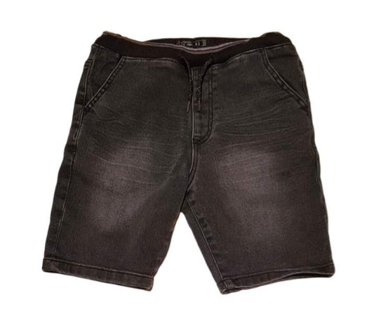 M&S Black Denim Shorts Boys 6-7 Years