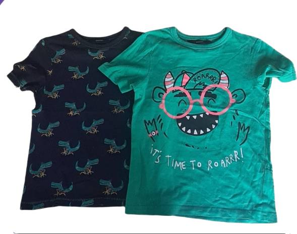 GEORGE Set of Two T-Shirts Boys 4-5 Years