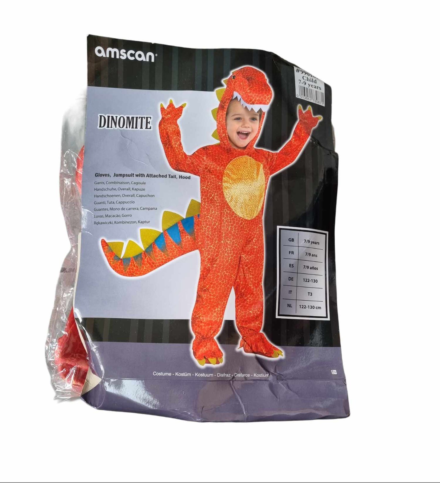 Brand New Dino Costume 7-9 Years