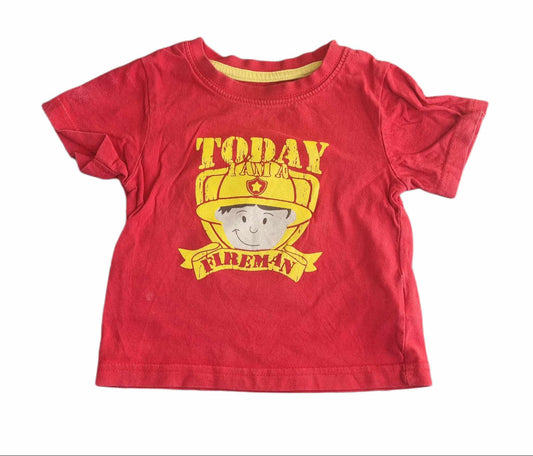 PRIMARK Fireman Tee Boys 18-24 Months