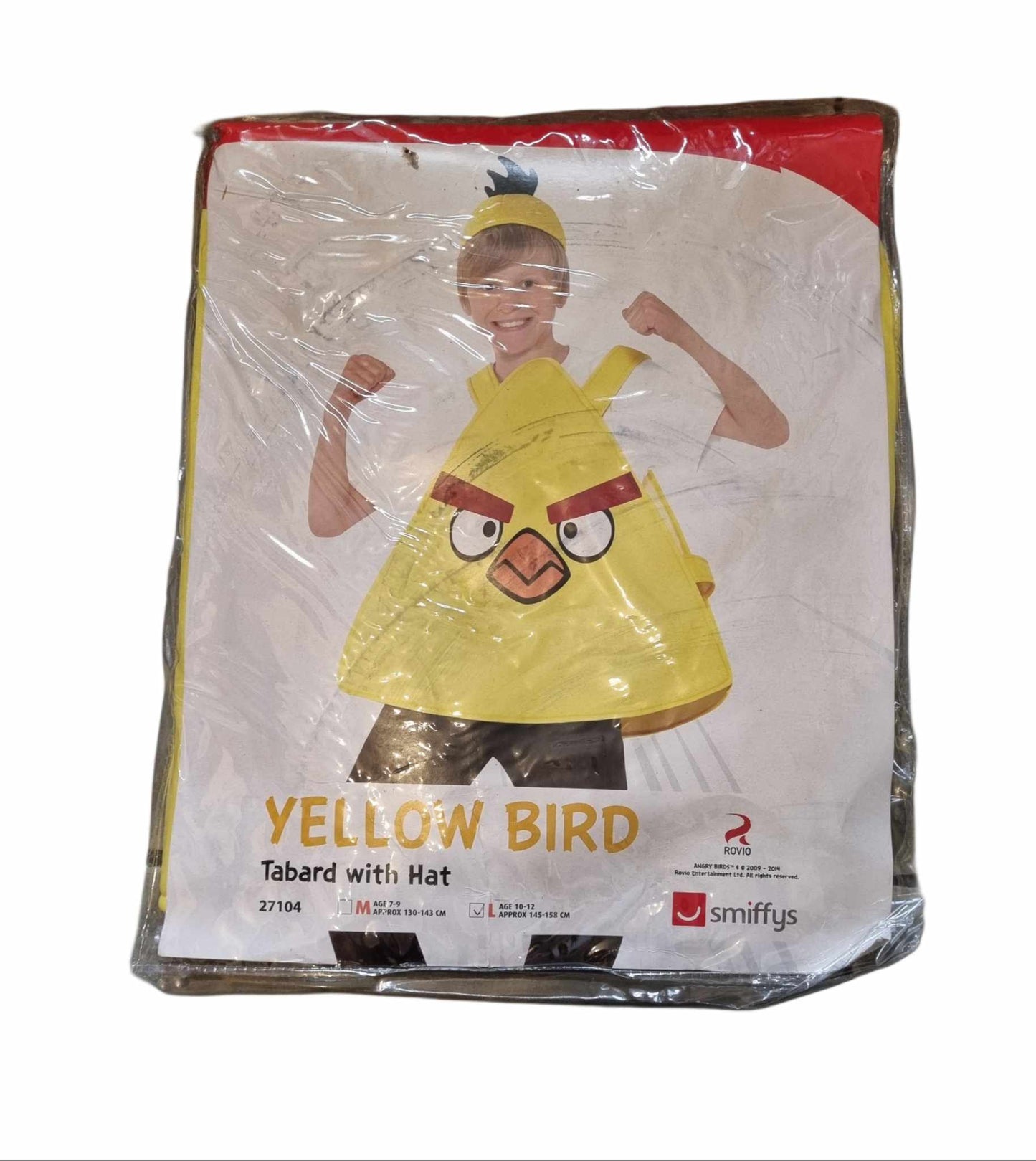 Angry Birds Costume Boys 10-12 Years and Girls 10-12 Years