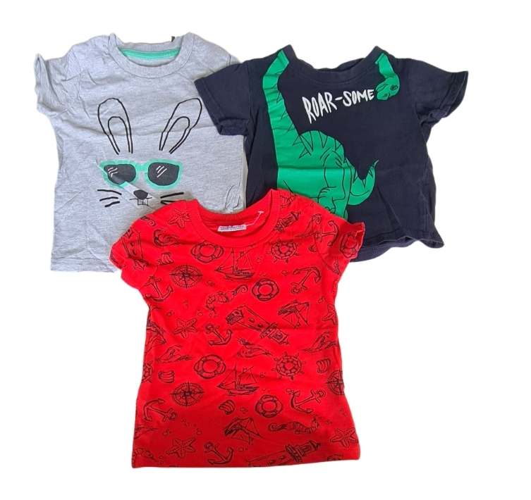 Set Of 3 T-Shirts Boys 9-12 Months