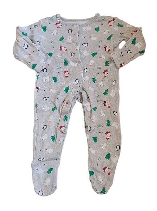 GEORGE Christmas Sleepsuit Boys 6-9 Months