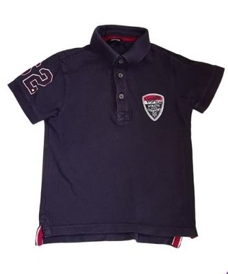 GEORGE Navy Blue Polo Shirt Boys 4-5 Years