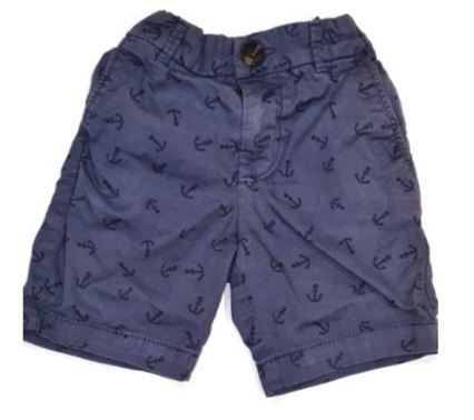 H&M Blue Anchor Shorts Boys 18-24 Months