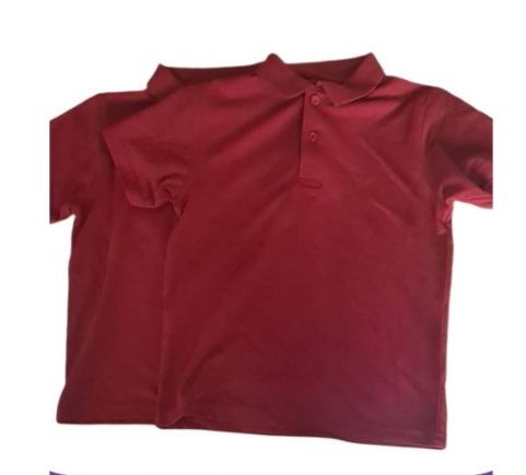TU Two Red School Shirts Boys 5-6 Years