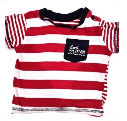 MATALAN Striped T-Shirt Boys 3-6 Months