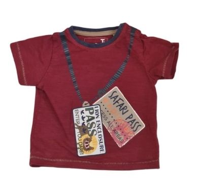 TU Safari T-Shirt Boys 3-6 Months