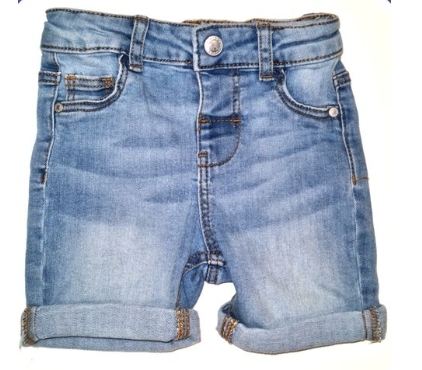 PRIMARK Blue Denim Shorts Boys 9-12 Months