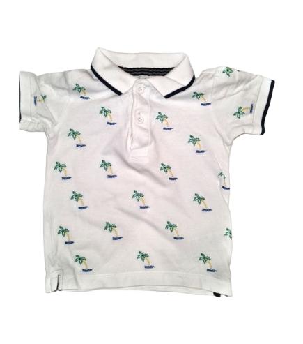 NEXT Palm Tree Polo Shirt Boys 6-9 Months