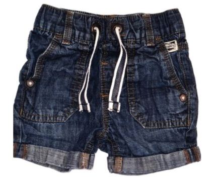 NEXT Blue Denim Shorts Boys 12-18 Months