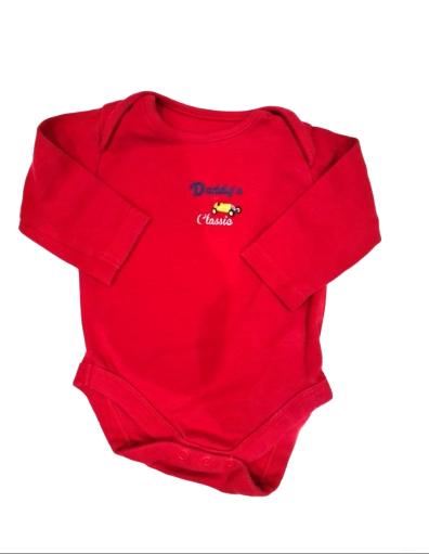 MOTHERCARE Red Bodysuit Boys 3-6 Months