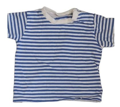 M&S Striped T-Shirt Boys 0-3 Months