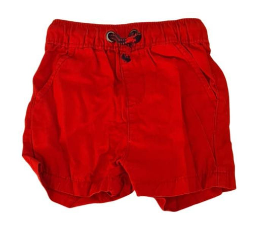 GEORGE Red Shorts Boys 12-18 Months