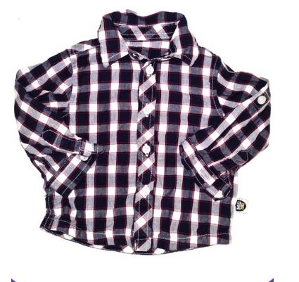 MOTHERCARE Checked Shirt Boys 6-9 Months