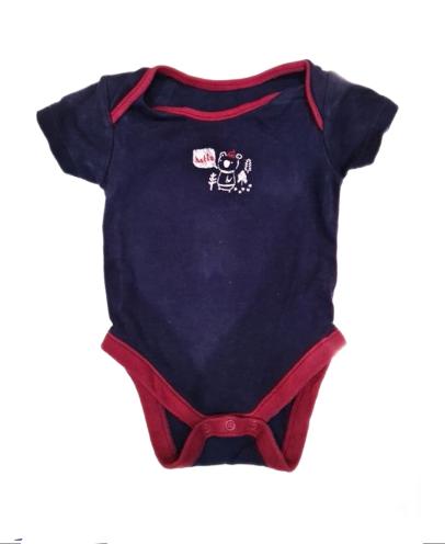 GEORGE 'Hello' Vest Boys 3-6 Months