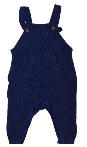 MINI CLUB Navy Blue Dungarees Boys 0-3 Months