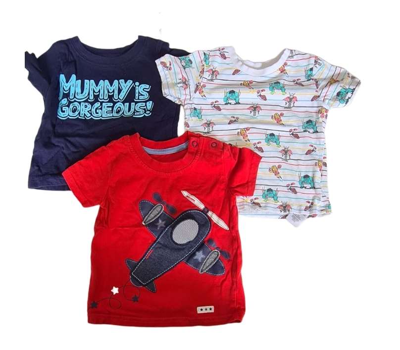 Set Of 3 T-Shirts Boys 9-12 Months