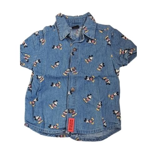 PRIMARK Mickey Denim Shirt Boys 6-9 Months