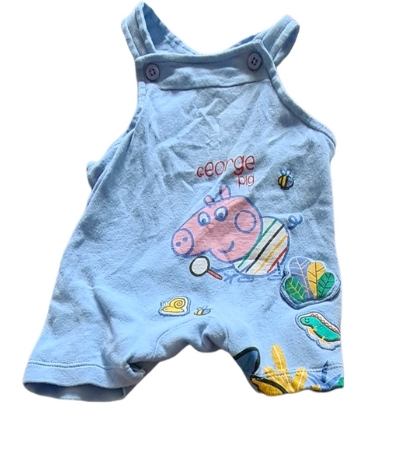 NUTMEG Peppa Pig Dungarees Boys 0-3 Months