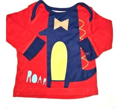 MOTHERCRE Dinosaur Top Boys 0-3 Months