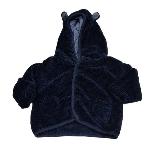 MATALAN Navy Blue Hoodie Boys 0-3 Months