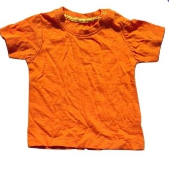 PEACCOKS Orange T-Shirt Boys 3-6 Months