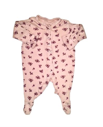 GEORGE Floral Sleepsuit Girls First Size