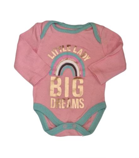 PEP CO Pink Bodysuit Girls Newborn