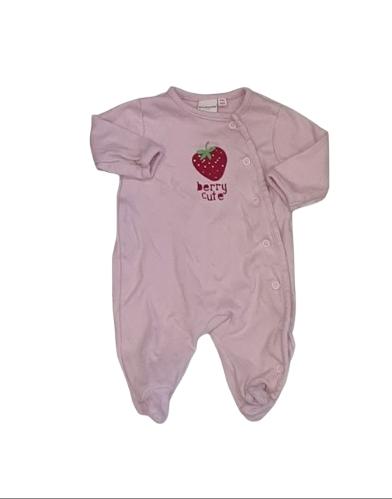 BLUE ZOO Strawberry Sleepsuit Girls Newborn