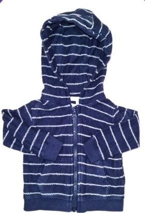 M&CO Striped Hoodie Boys 0-3 Months