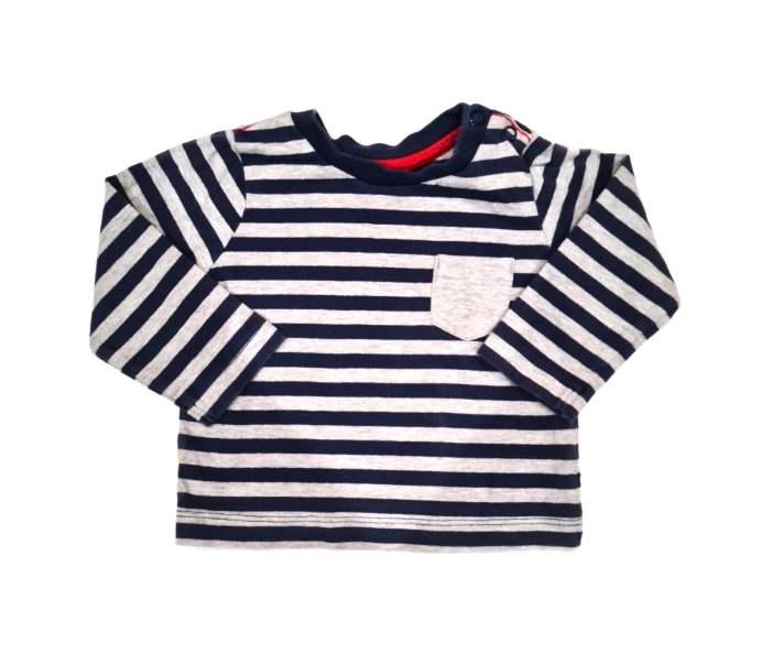 M&S Striped Top Boys 3-6 Months