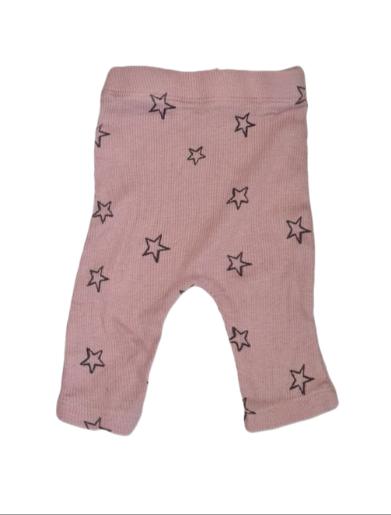 GEORGE Pink Star Leggings Girls Newborn