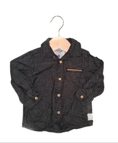 MOTHERCARE Denim Effect Shirt Boys 6-9 Months