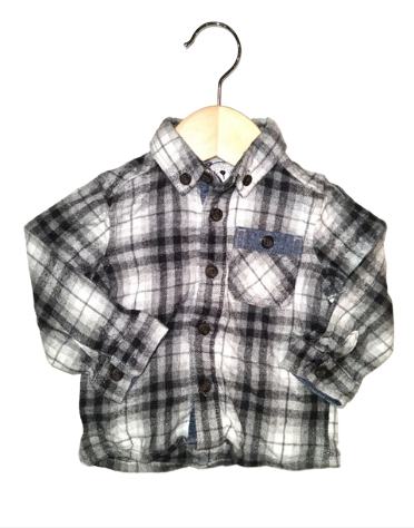 MOTHERCARE Checked Shirt Boys 6-9 Months