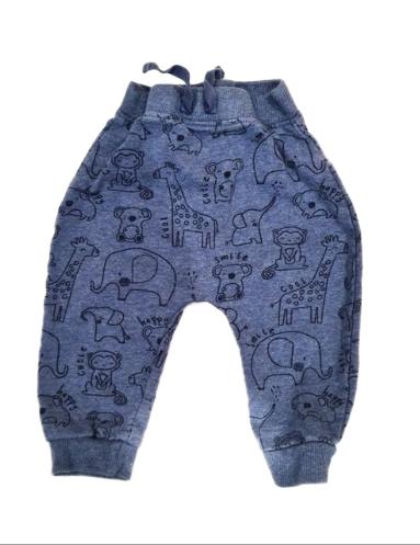 GEORGE Blue Animal Joggers Boys 3-6 Months