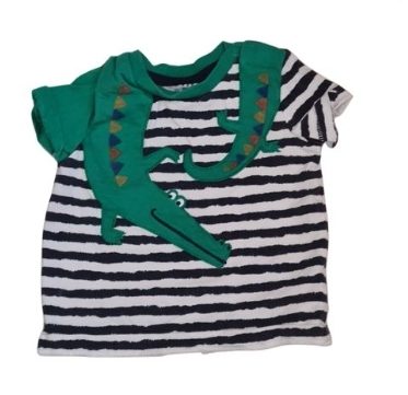 F&F Crocodile T-Shirt Boys 3-6 Months