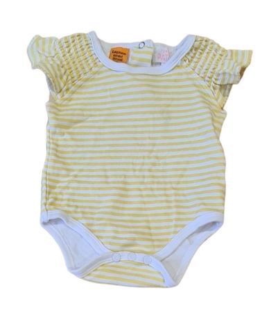 Yellow Striped Vest Unisex 0-3 Months