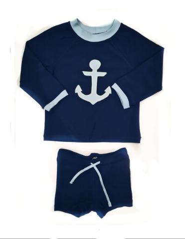 H&M Anchor Swim Suit Boys 3-6 Months