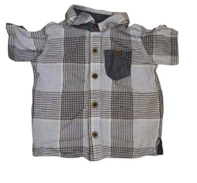 GEORGE Checked Shirt Boys 3-6 Months