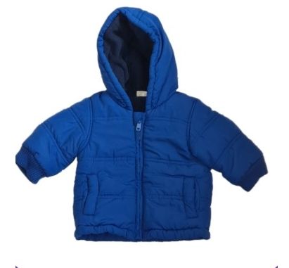 F&F Royal Blue Coat Boys 0-3 Months