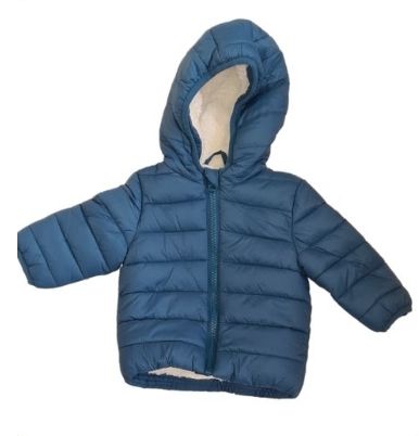 F&F Blue Coat Boys 0-3 Months