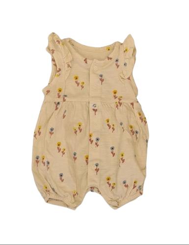 M&S Floral Romper Girls Newborn