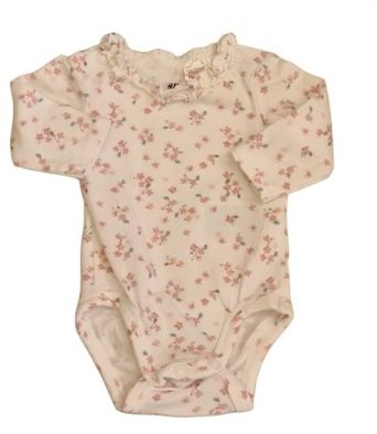 H&M Floral Bodysuit Girls Newborn